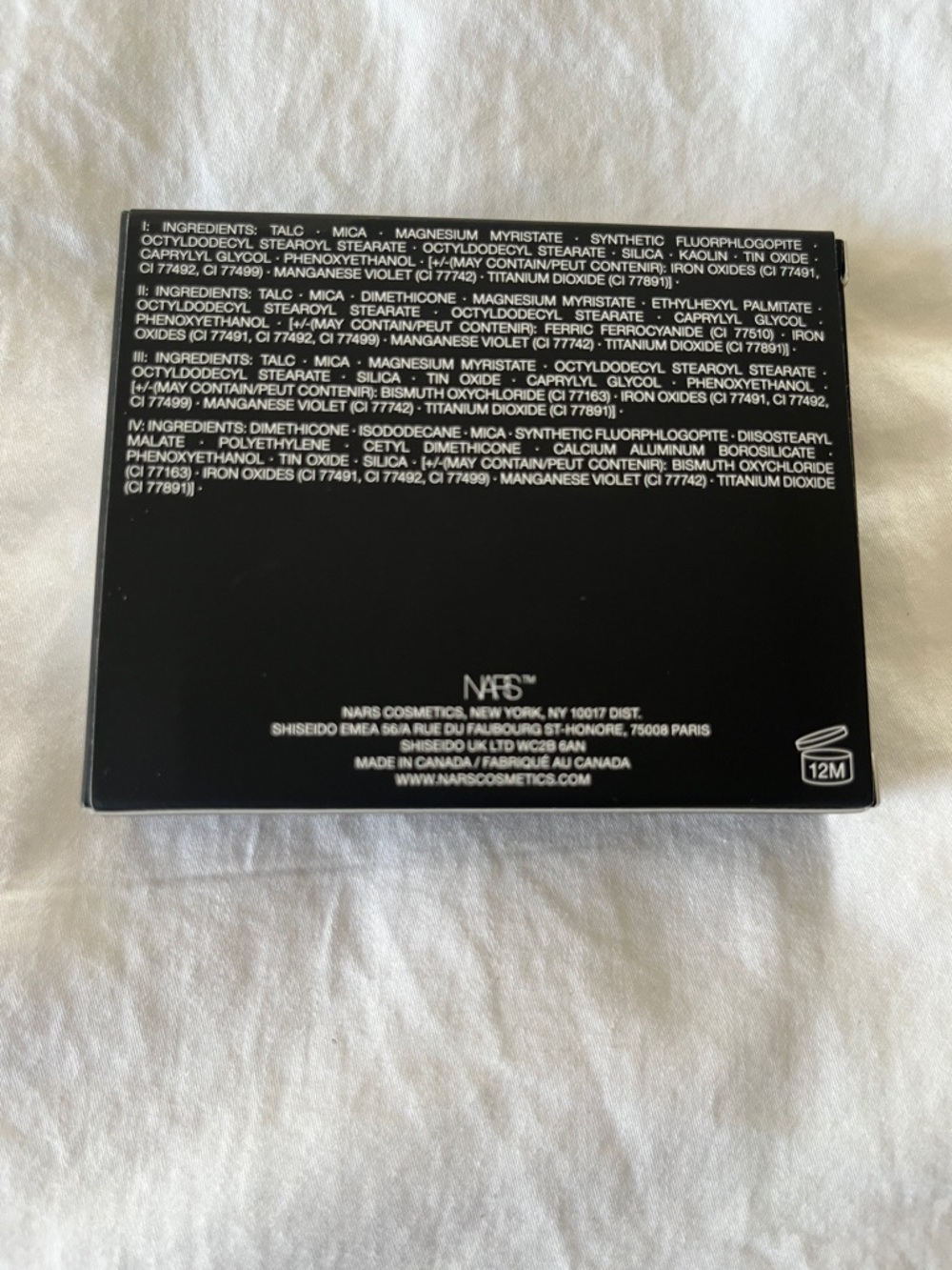 NARS Eyeshadow quad Kuala Lumpur never used - Picture 4 of 5